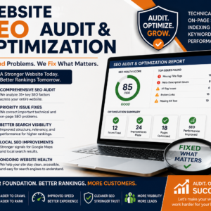Complete Website SEO Audit and Optimization