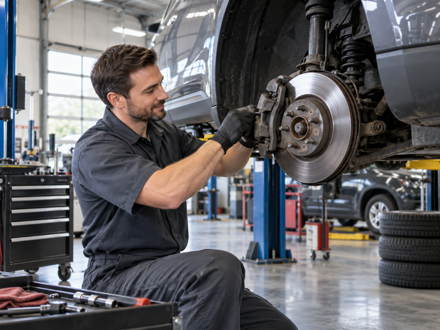 Brake repair and vehicle service